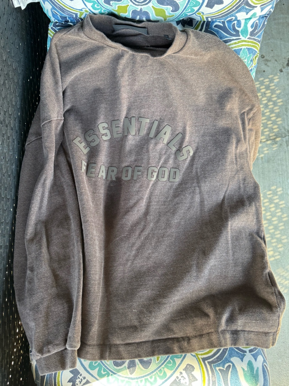 Fear of God Brown Fleece-Lined Sweatshirt